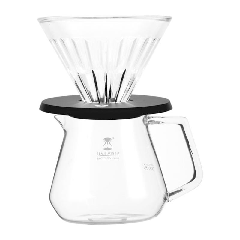 Timemore Crystal Eye 01 V60 Cam Dripper, 1-2 Fincan