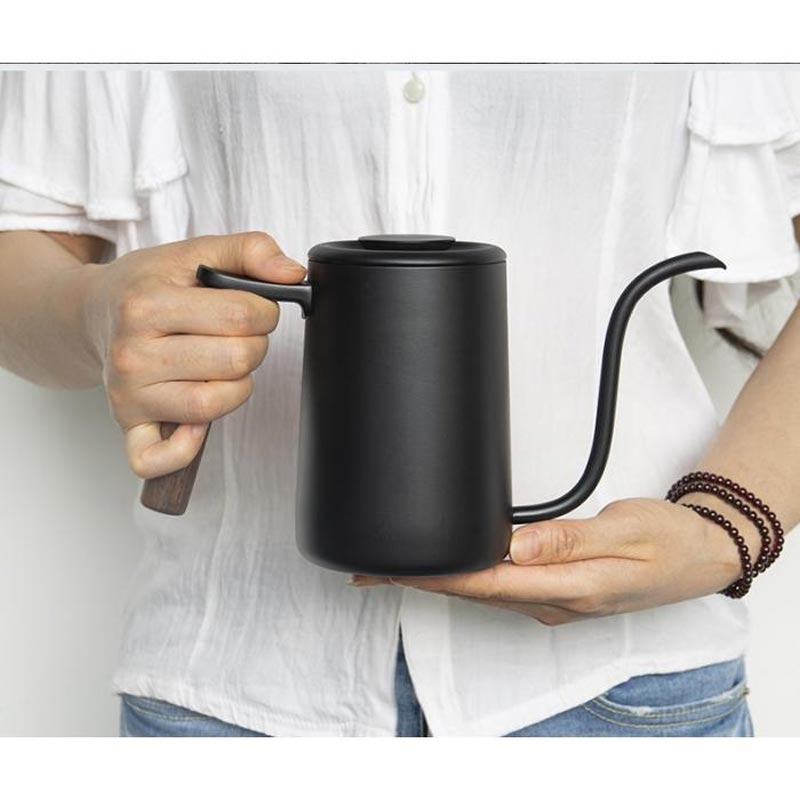 Timemore Fish Youth Pour Over Kettle, 700 ml, Siyah