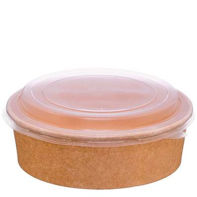 Trendpack 187mm Kraft Karton Salata Kasesi 1000cc