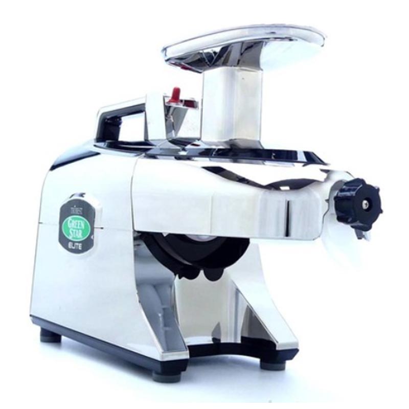 Tribest GSE-5050 Greenstar Elite Soğuk Sıkım Katı Meyve ve Sebze Sıkacağı, Krom