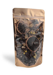 Şeffaf Gold Metalize Kilitli Doypack 13x22 CM
