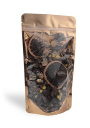 Şeffaf Gold Metalize Kilitli Doypack 11x18 CM