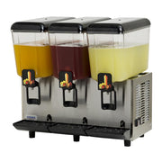 Hosk Limonata 3&prime;lü Şerbet + Şerbet + Şerbet Soğuk İçecek Dispenseri, 3x20 L, Inox