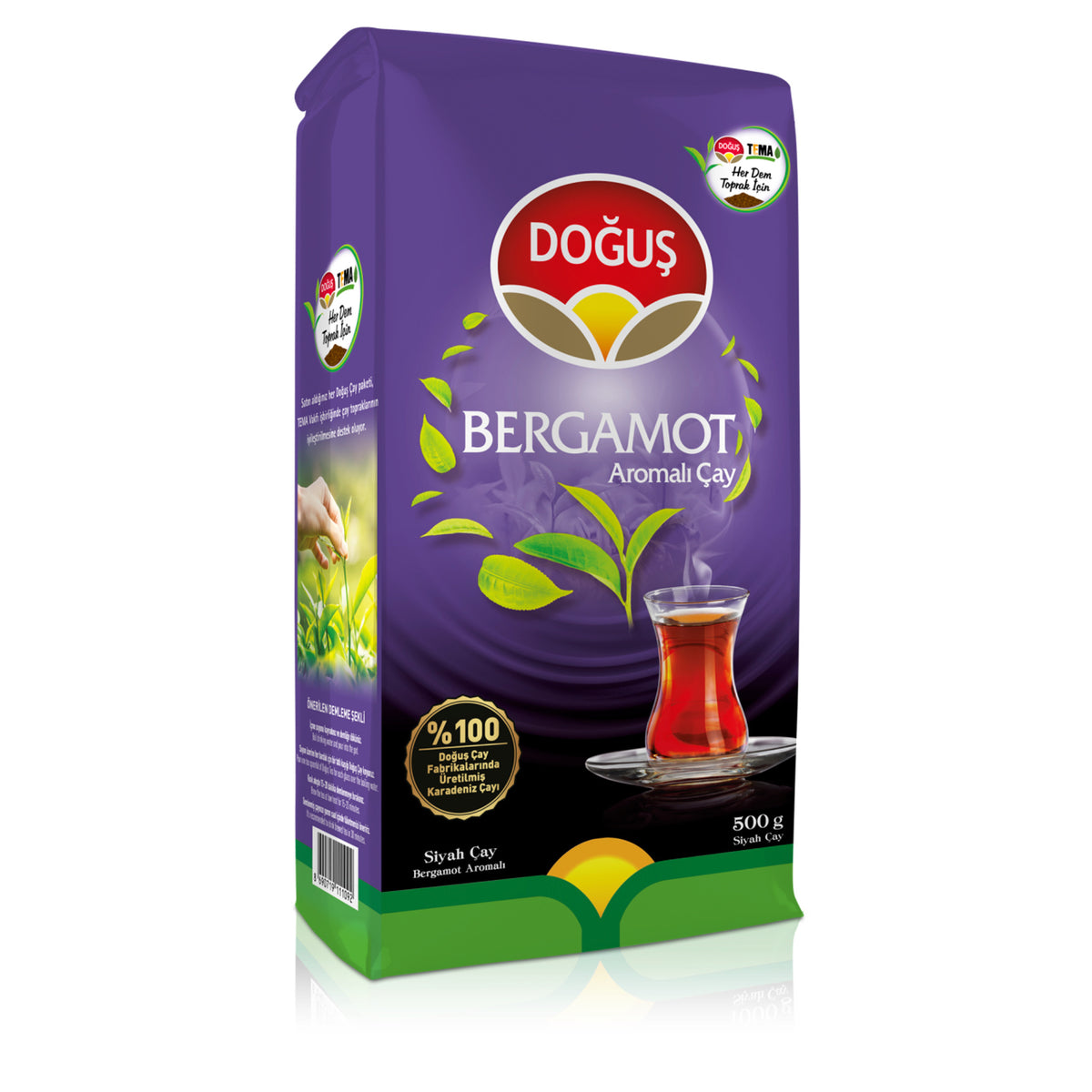 Doğuş Bergamot Aromalı Siyah Çay, 500 GR