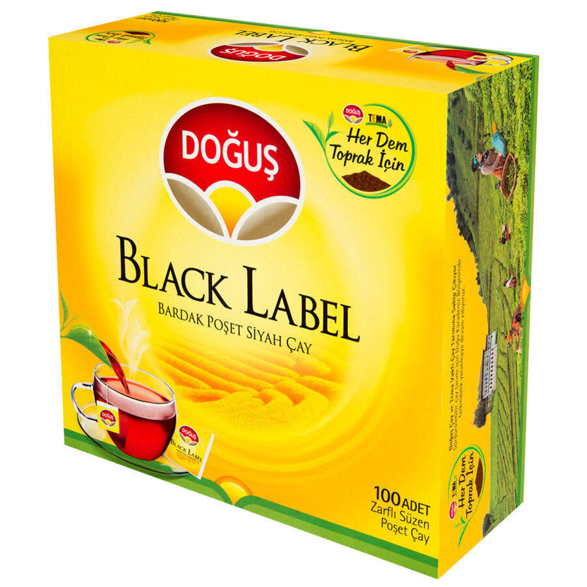 Doğuş Black Label Bardak Poşet, 100 x 2 GR