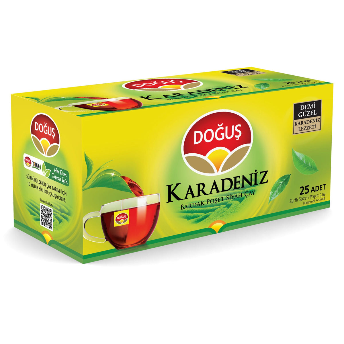 Doğuş Karadeniz Bardak Poşet, 25 x 2 GR