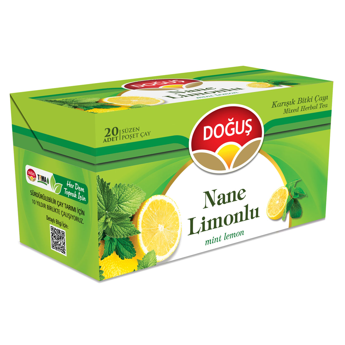 Doğuş Klasik Bitki & Meyve Çayları, Nane Limonlu