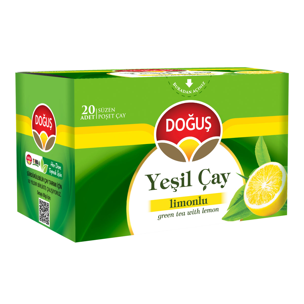 Doğuş Yeşil Çaylar Serisi, Limonlu