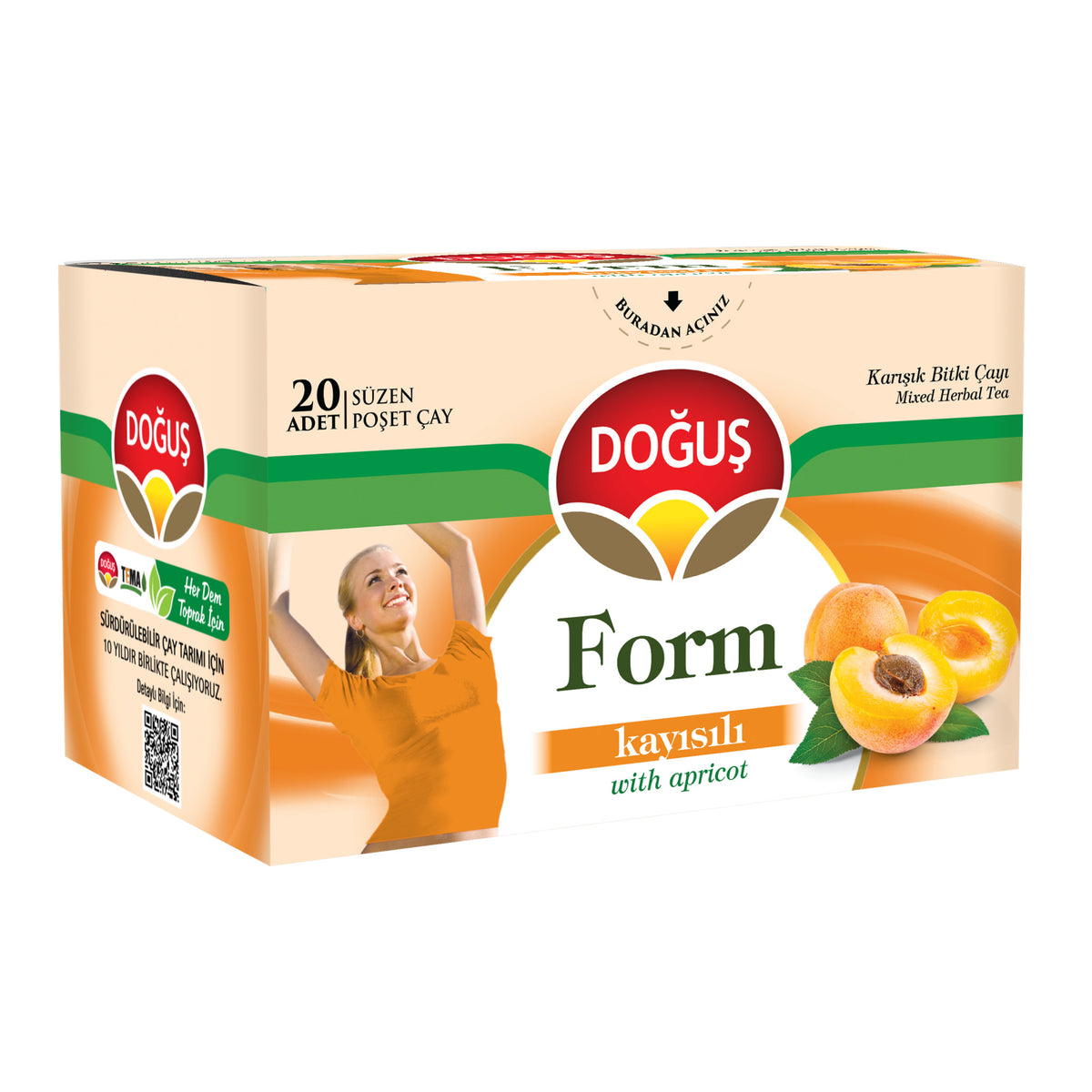 Doğuş Form Çayları Serisi, Kayısılı