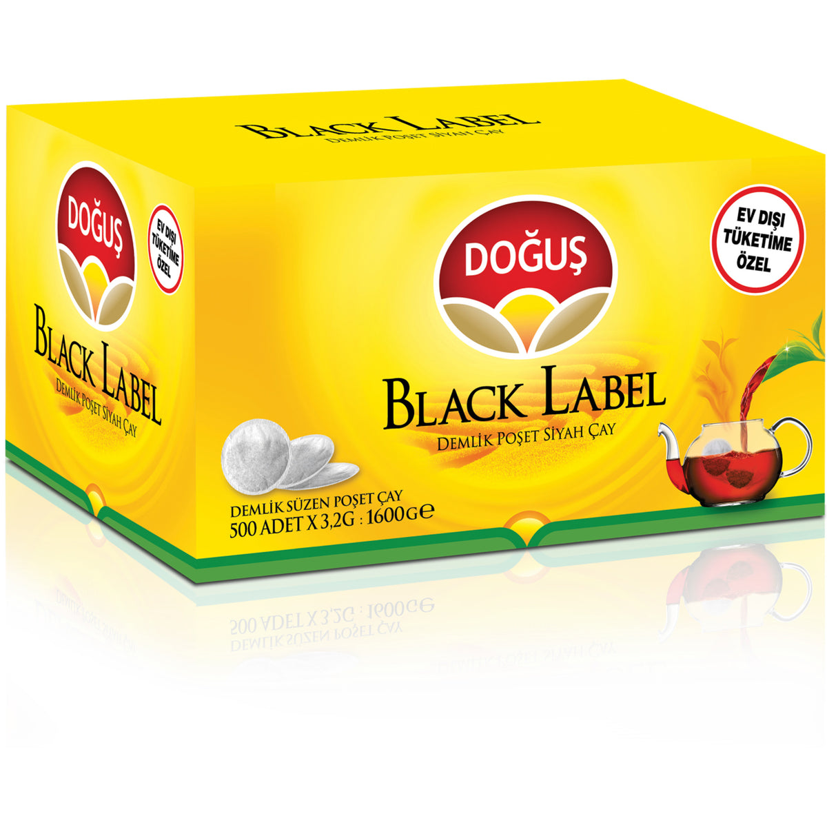 Doğuş Black Label Demlik Poşet, 500 x 3,2 GR Çay