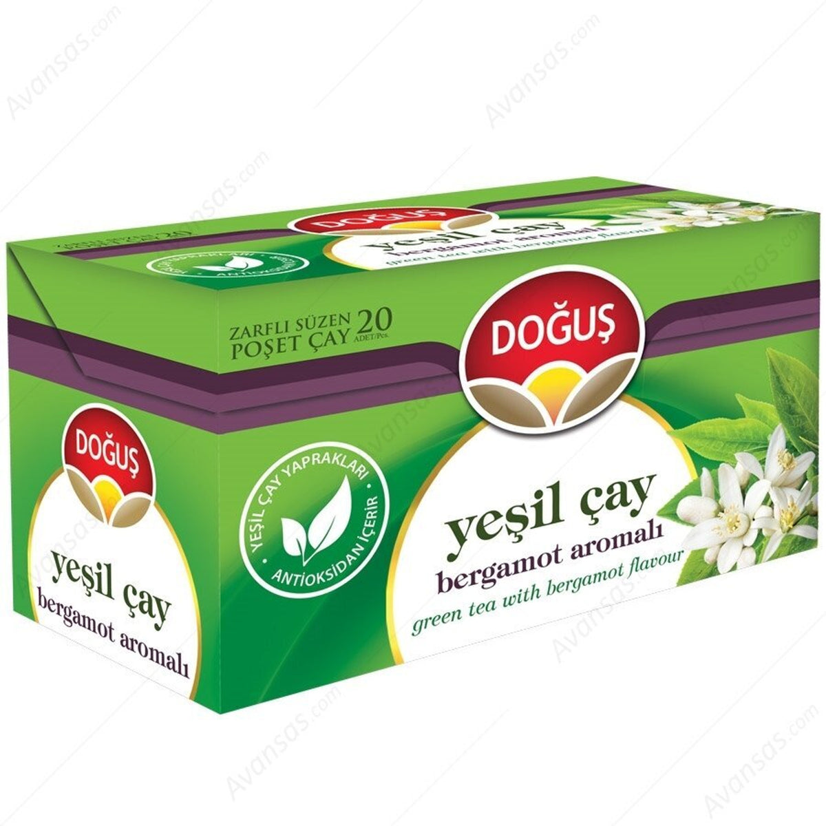 Doğuş Yeşil Çaylar Serisi, Bergamot Aromalı