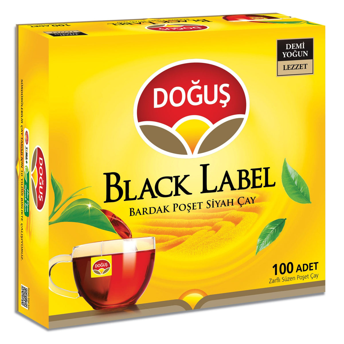 Doğuş Black Label Bardak Poşet, 100 x 2 GR