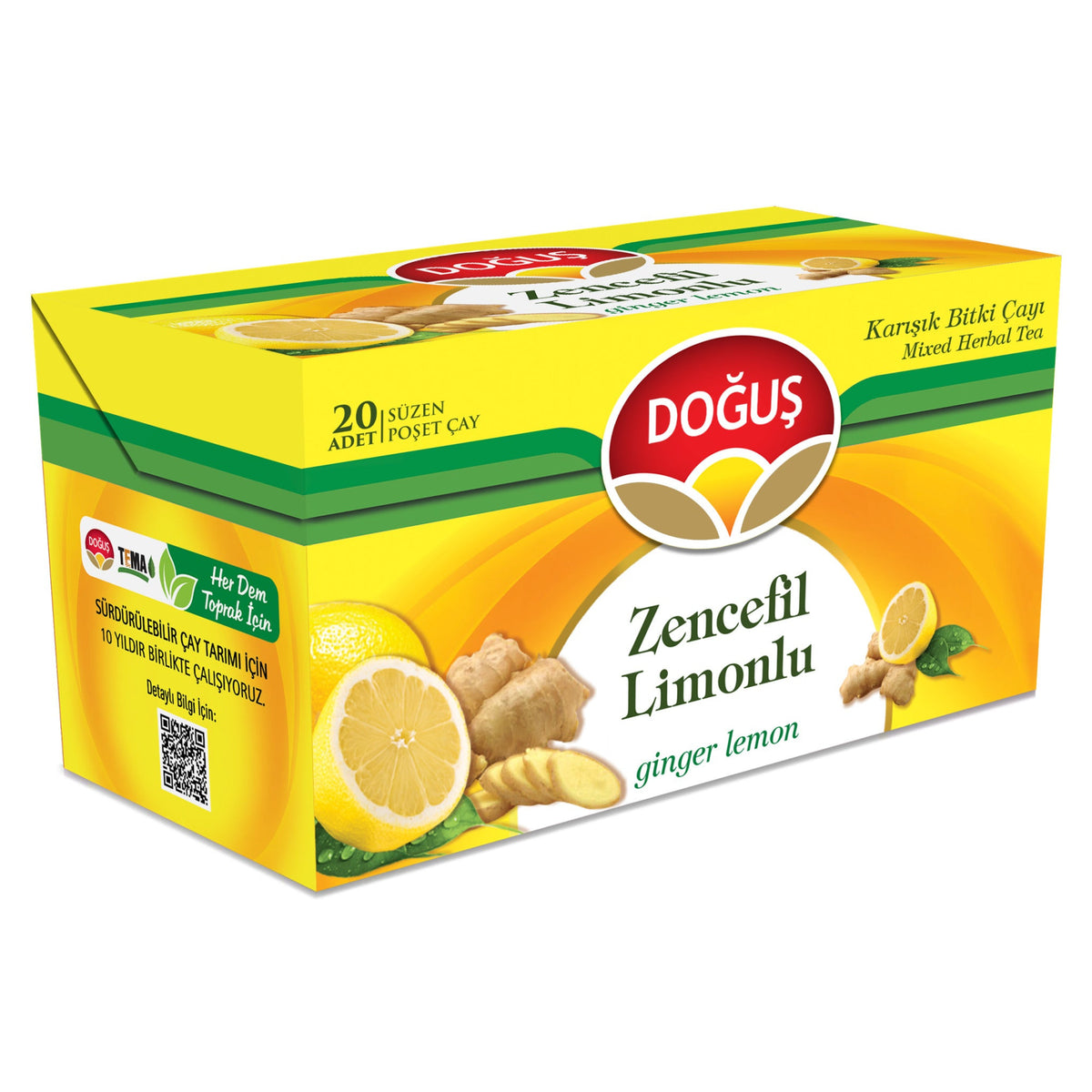 Doğuş Klasik Bitki & Meyve Çayları, Zencefil Limon