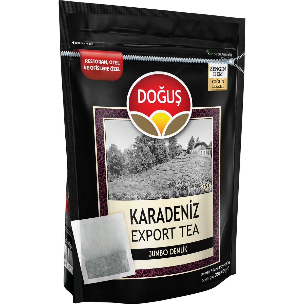 Doğuş Karadeniz Export Demlik Poşet, 25 x 40 GR
