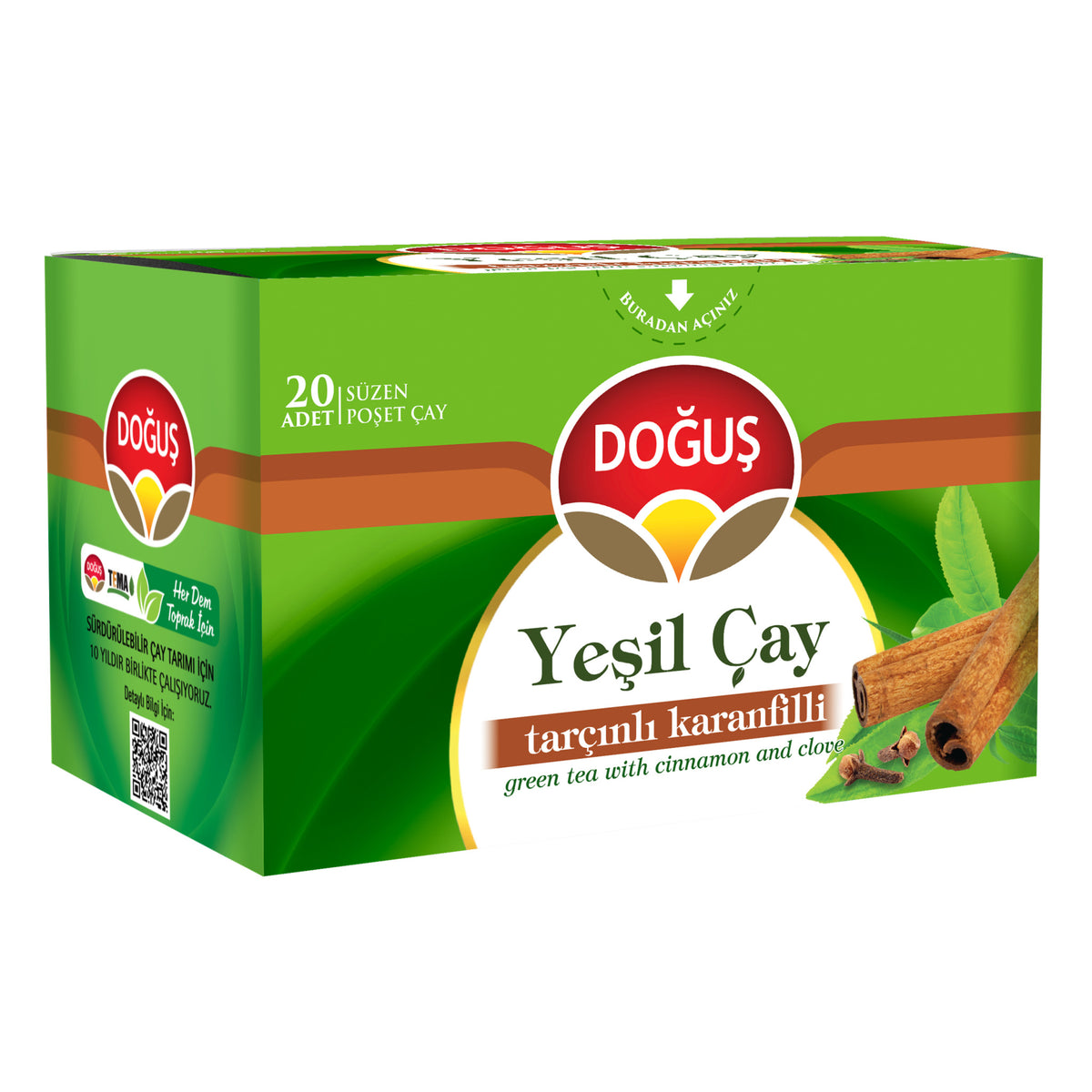 Doğuş Yeşil Çaylar Serisi, Tarçınlı Karanfilli
