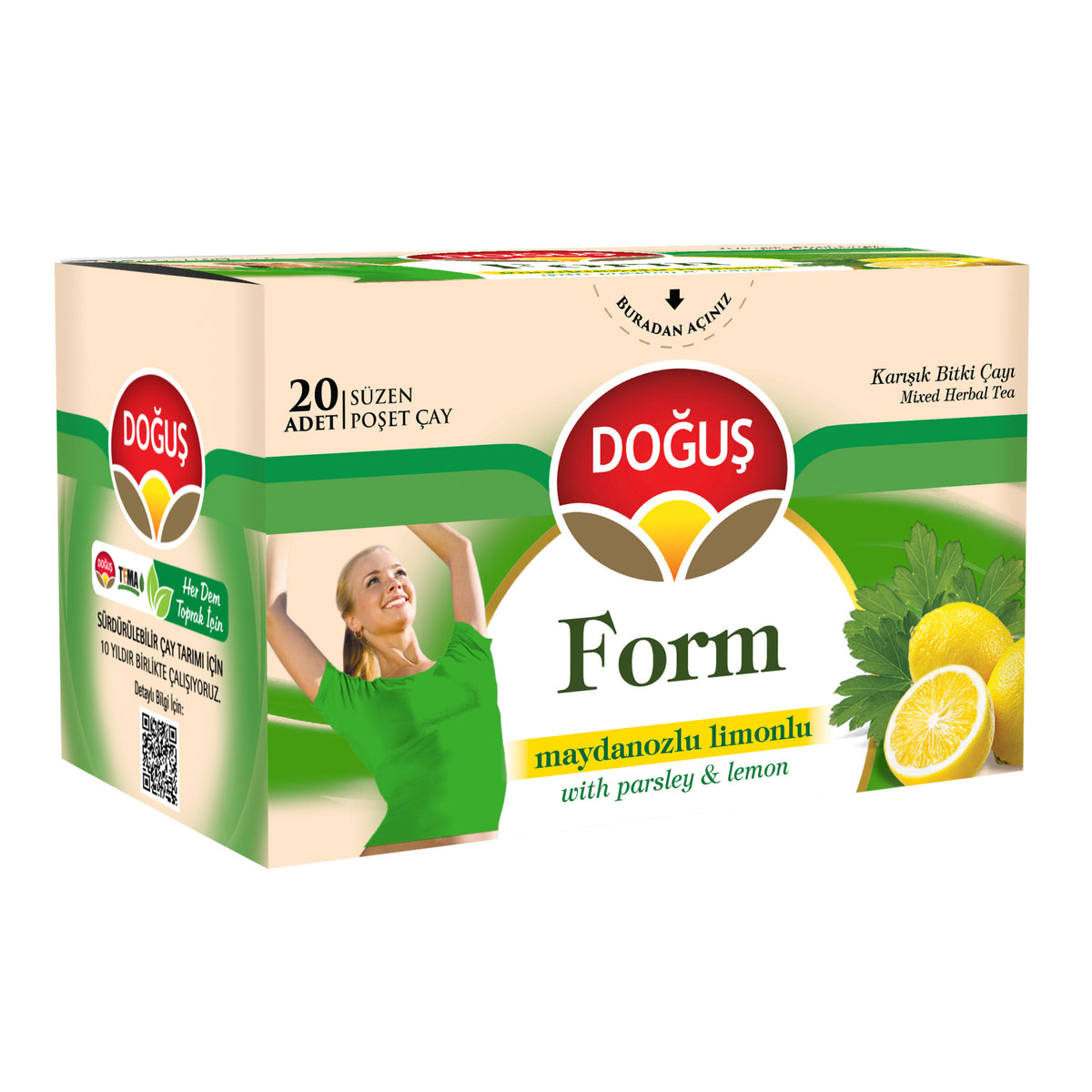 Doğuş Form Çayları Serisi, Maydanozlu Limonlu