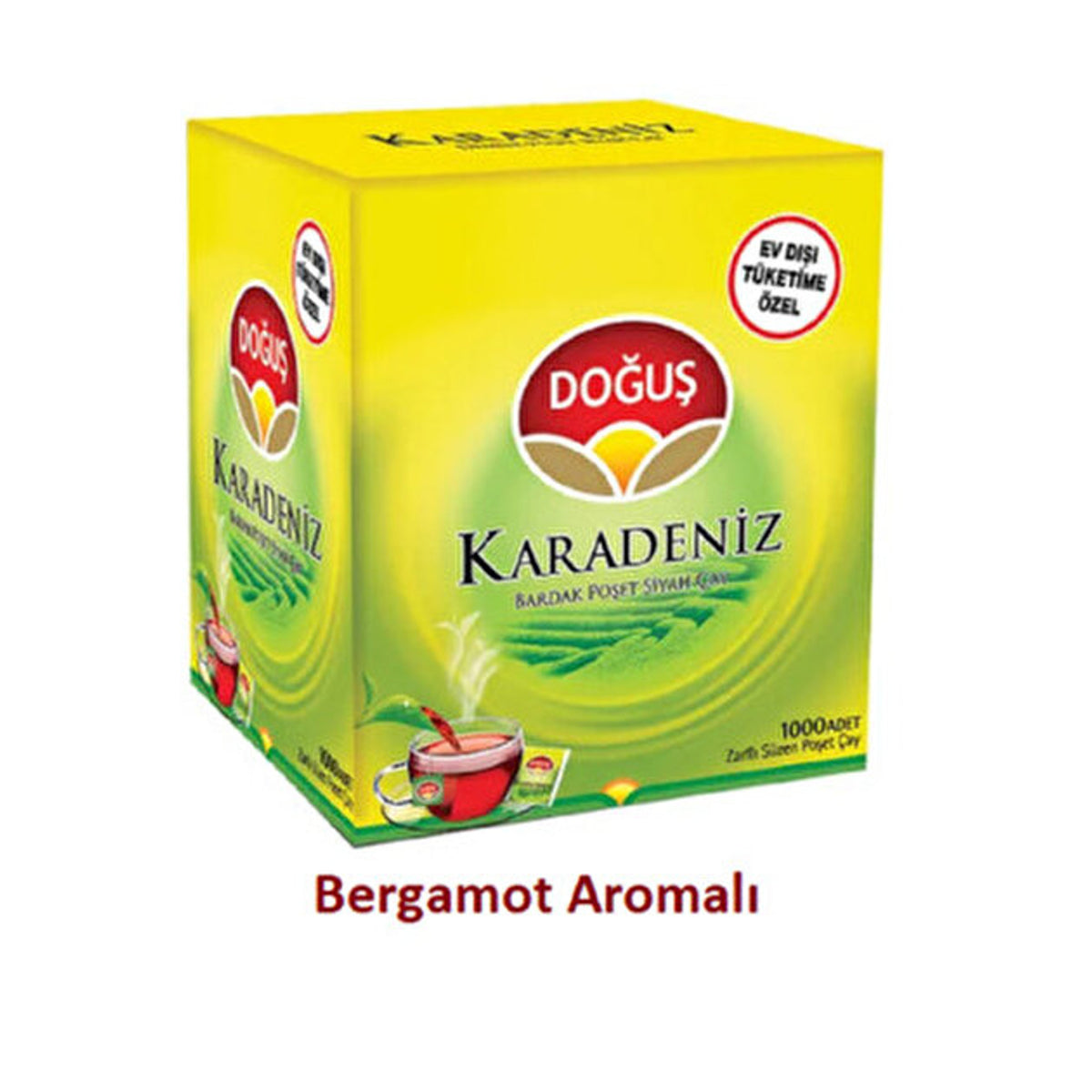 Doğuş Karadeniz Bardak Poşet 1000'li, Bergamot Aromalı