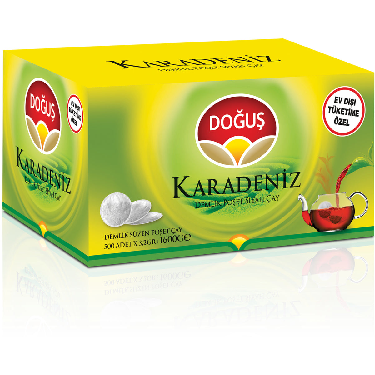 Doğuş Karadeniz Bergamot Aromalı Demlik Poşet Çay, 500 x 3,2 GR