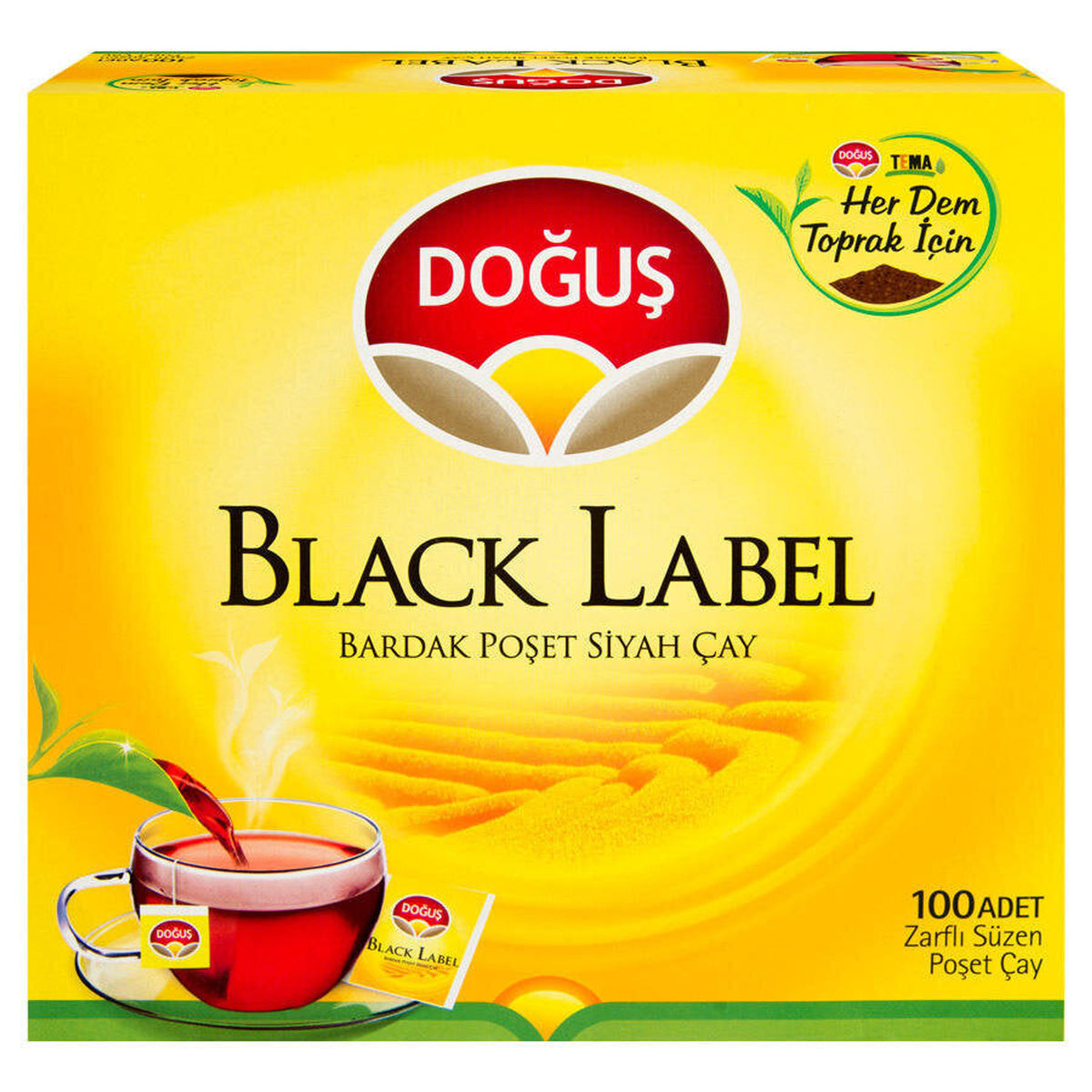 Doğuş Black Label Bardak Poşet, 100 x 2 GR