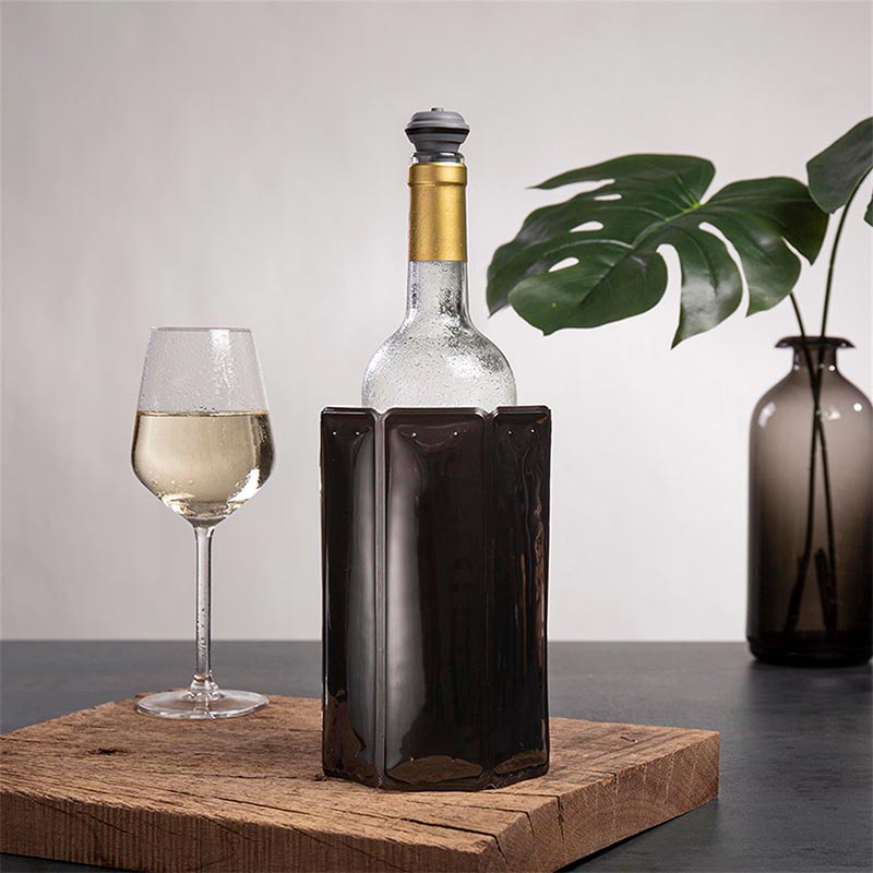 Vacu Vin 38803606 Aktif Şarap Soğutucu, Gümüş