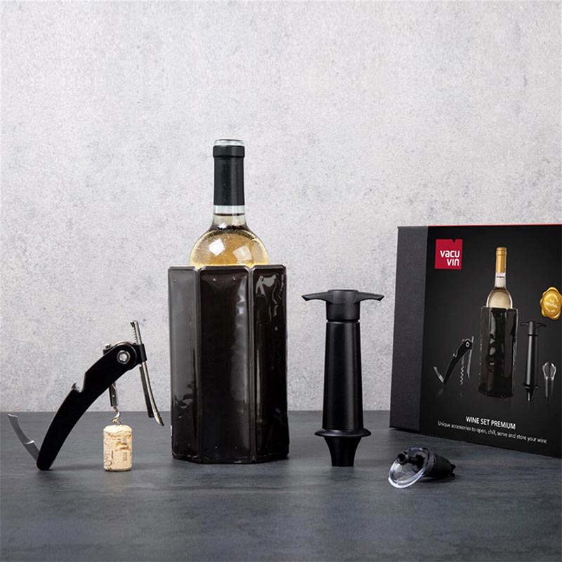 Vacu Vin 3890460 4 Parça Premium, Şarap Seti