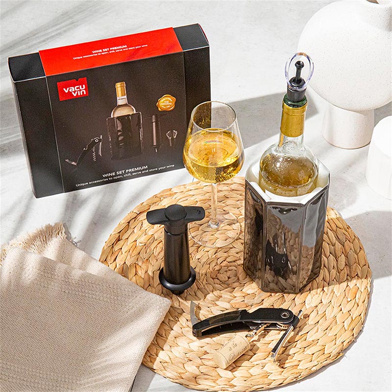 Vacu Vin 3890460 4 Parça Premium, Şarap Seti