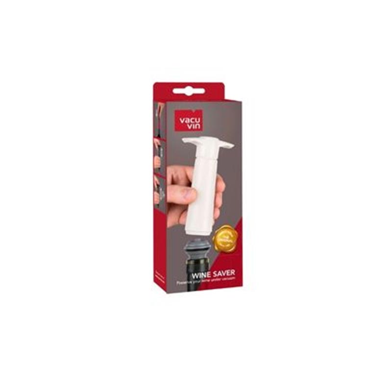 Vacu Vin 9812606 Şarap Vakum Seti, Beyaz