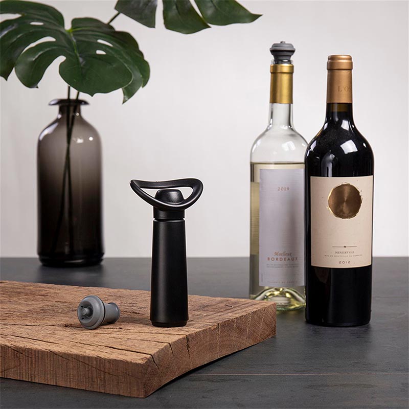 Vacu Vin 9875606 Concerto Şarap Vakum Seti, Siyah