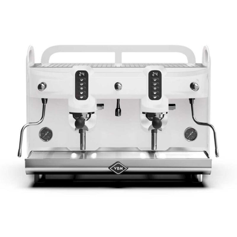 VBM Black Moon Espresso Kahve Makinesi, 2 Gruplu, Beyaz