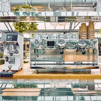 Victoria Arduino Eagle Tempo NEO Espresso Kahve Makinesi, 2 Gruplu, Beyaz