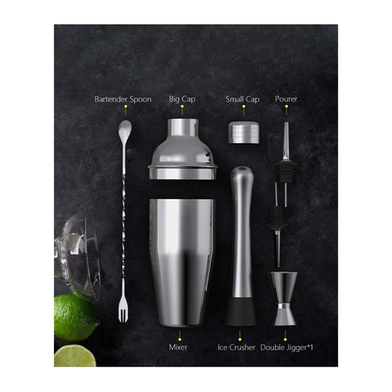 Vosco VSC-6 6 Parça Bar Kokteyl Seti, 750 ml