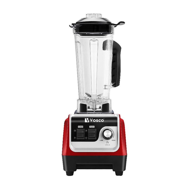 Vosco VHS-206 Manuel Buz Kırıcı Bar Blender, 2 L, 2000 W, Kırmızı