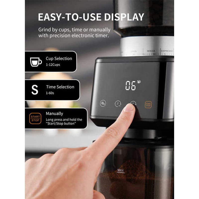 Vosco VBD-CG018 Ev Tipi Barista Kahve Değirmeni