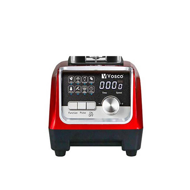 Vosco VHS-206C Pro Dijital Buz Kırıcı Bar Blender, 2 L, 1600 W, Kırmızı