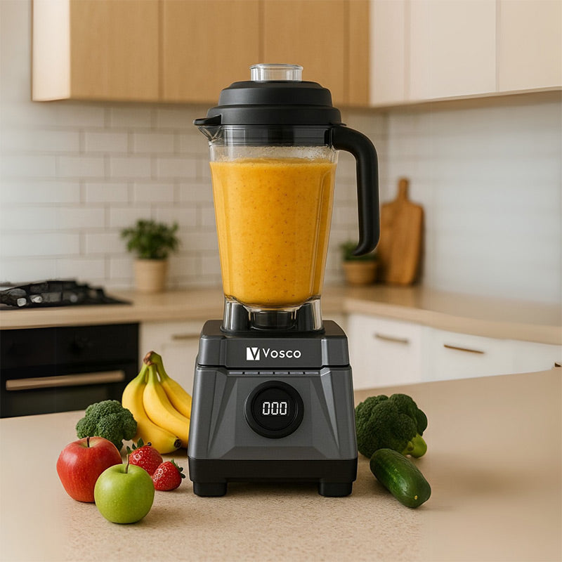 Vosco VHS-602C Dijital Pro Bar Blender, 3 L, 1600 W, Gri