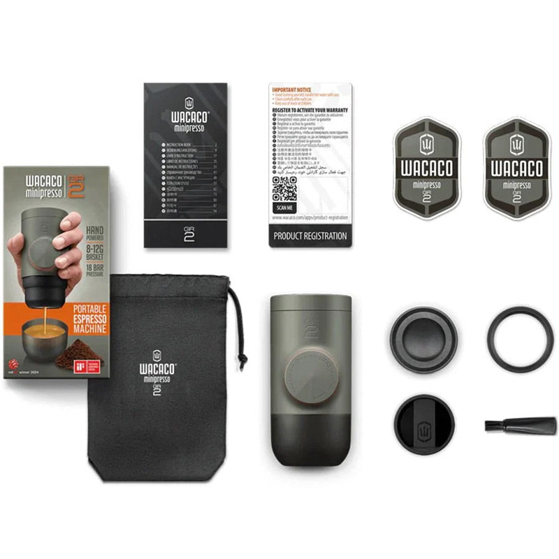 Wacaco Minipresso GR2 Manuel Espresso Makinesi