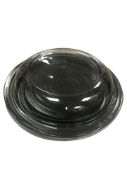 Kapaklı Siyah Waffle Kasesi