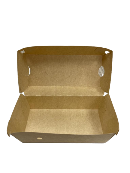 Kraft Karton Cips Kutusu Kapaklı 300 Adet