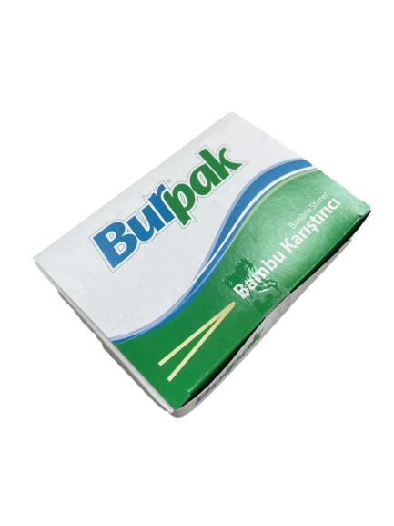 Burpak Bambu Ahşap Karıştırıcı 400'lü