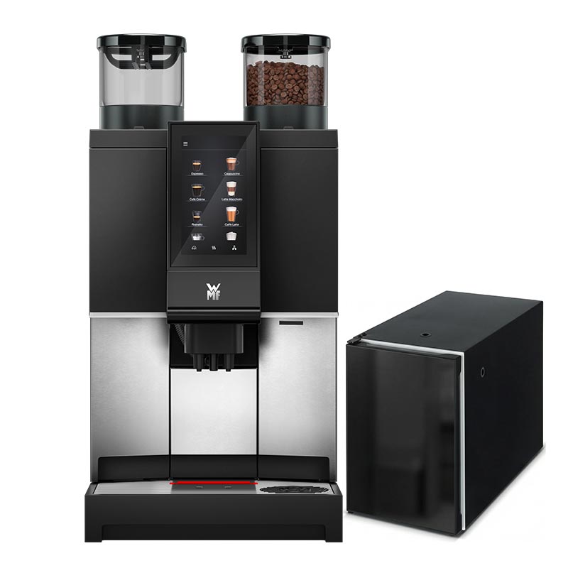 WMF 1300S Full Otomatik Kahve Makinesi, 1 Öğütücü, 1 Çikolata Slotu + Süt Soğutucu