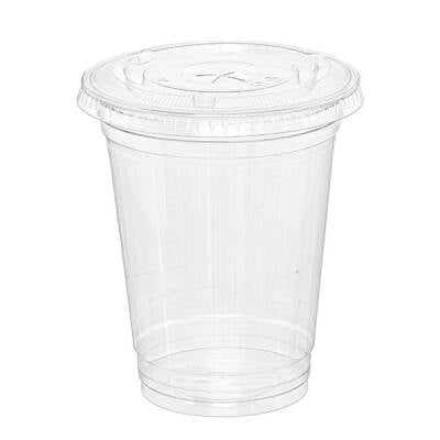 Pet Bardak Artı Delikli Düz Kapak