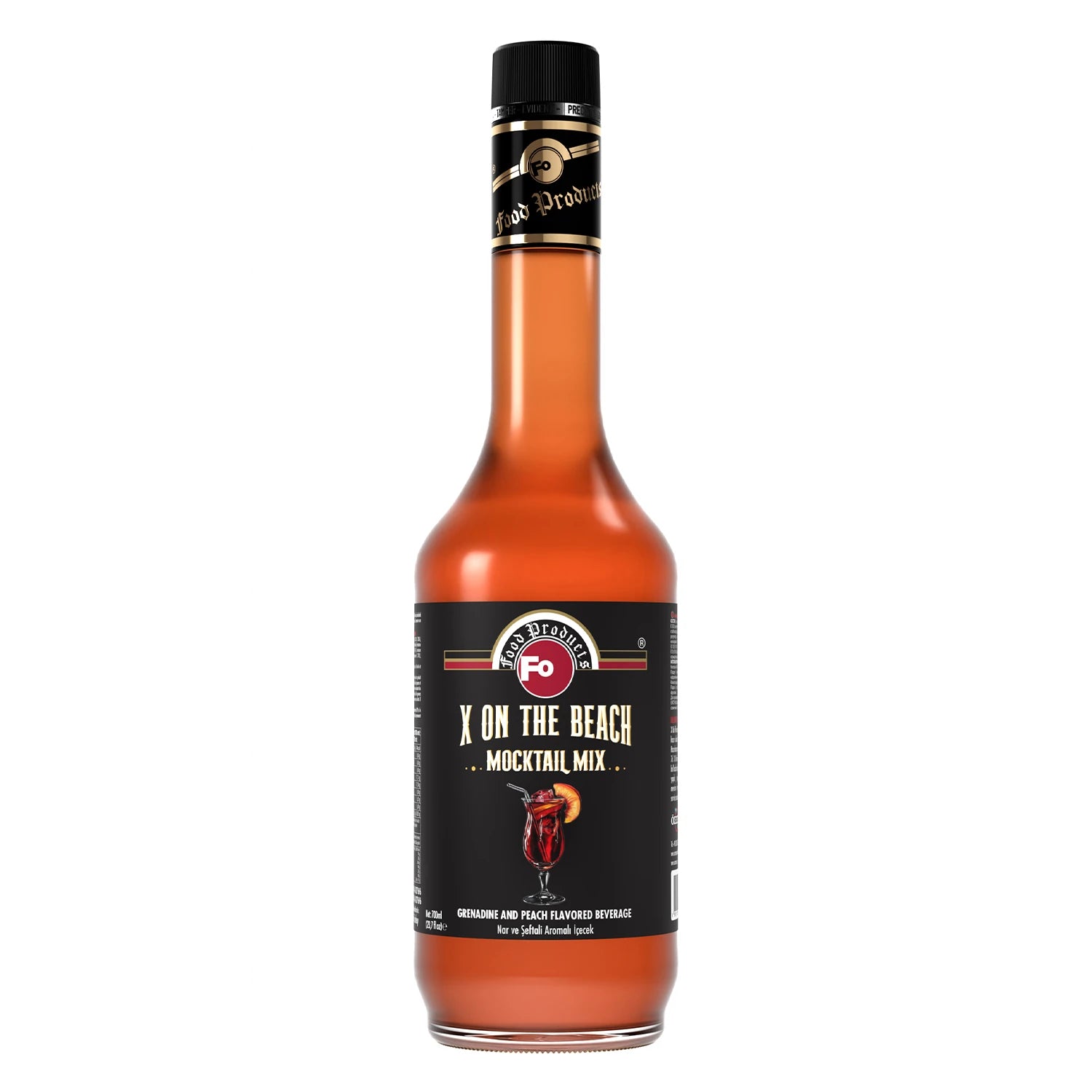 FO Nar ve Şeftali Aromalı İçecek - X On The Beach 700 ml