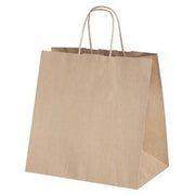 Yeni Naturel Kraft Çanta Büyük Boy 30x20x32 cm