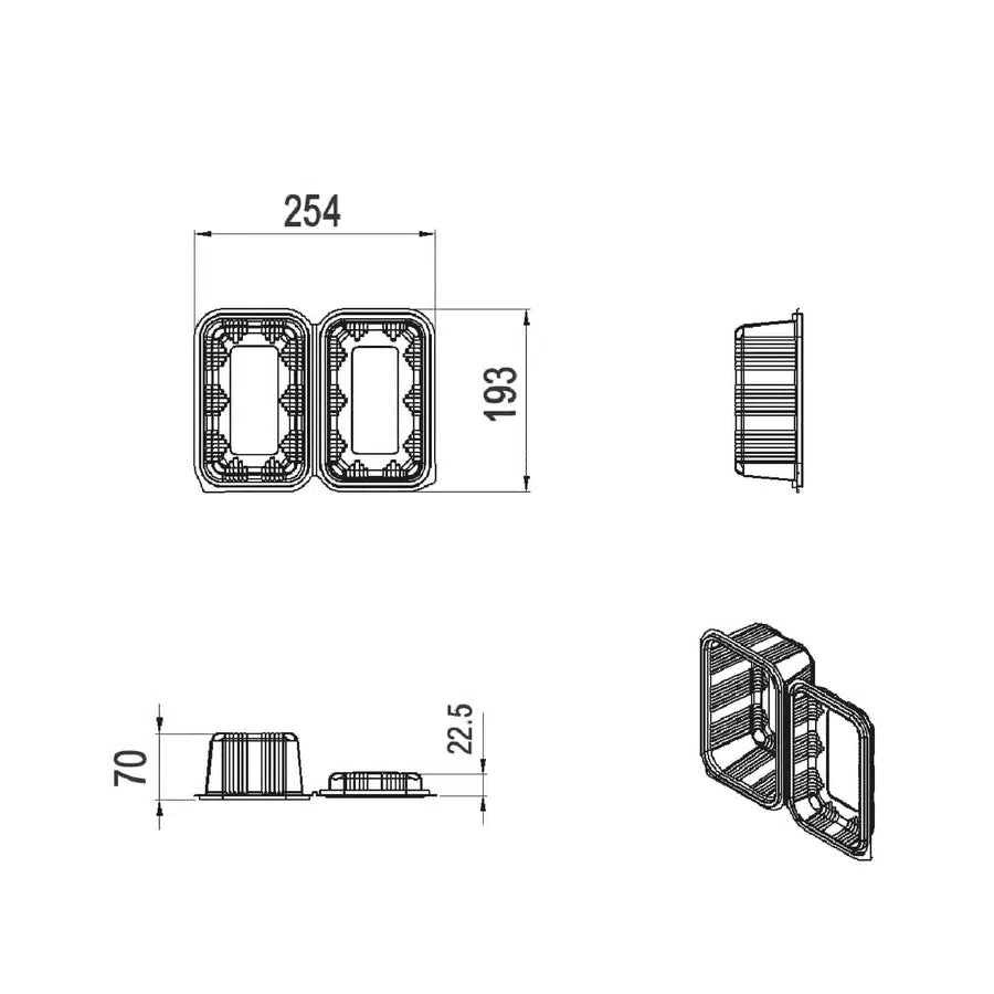 Yüksek Kapak Sızdırmaz 1000 cc - 100 Adet